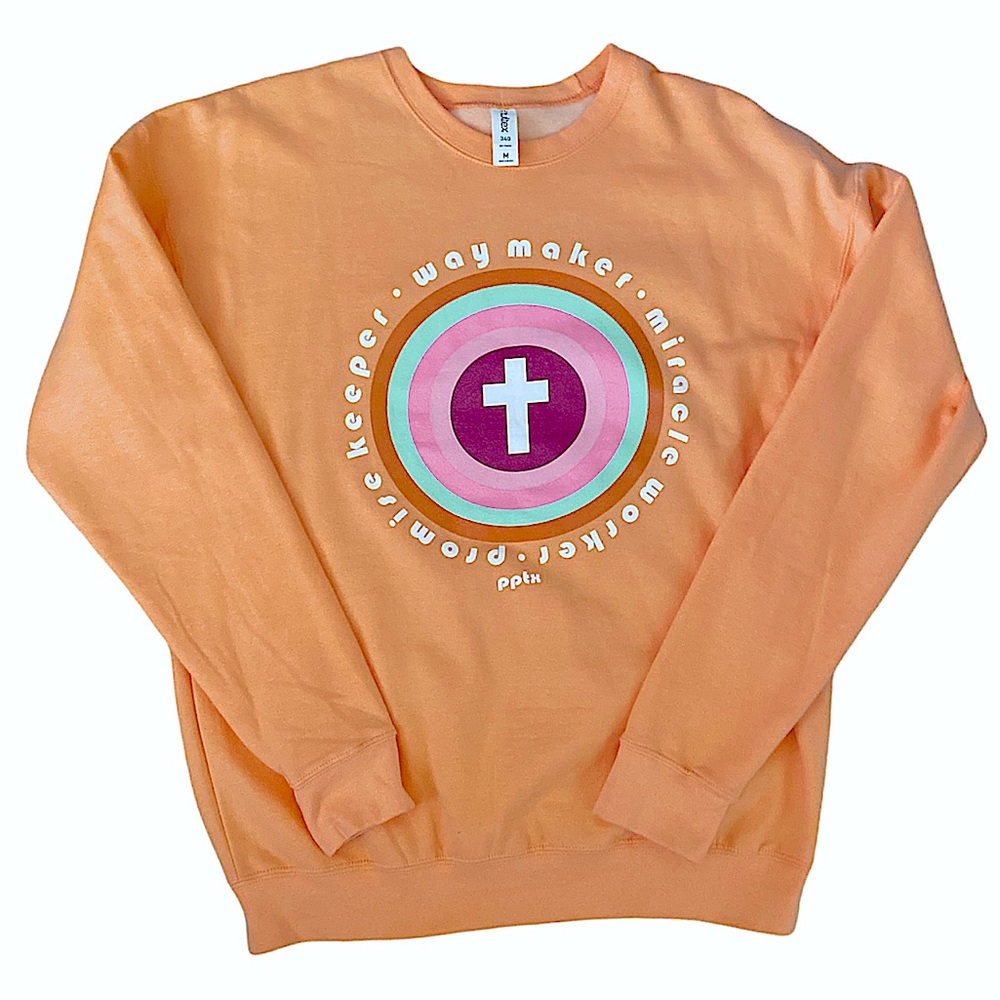 Cross Shirt Sweatshirt Christian Apparel prayer Jesus church crewneck pullover
